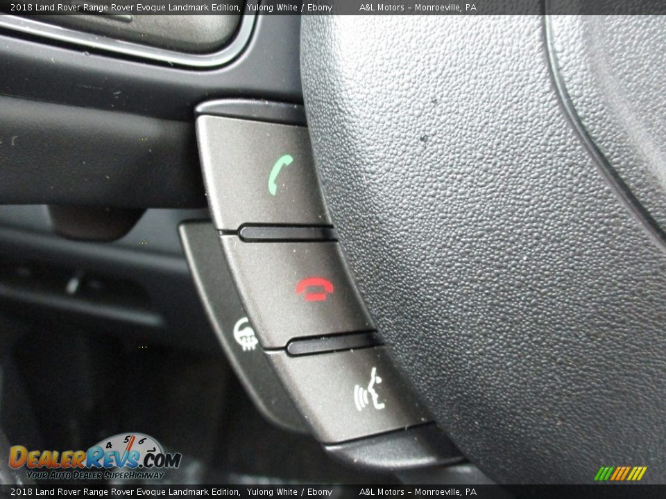 2018 Land Rover Range Rover Evoque Landmark Edition Yulong White / Ebony Photo #18