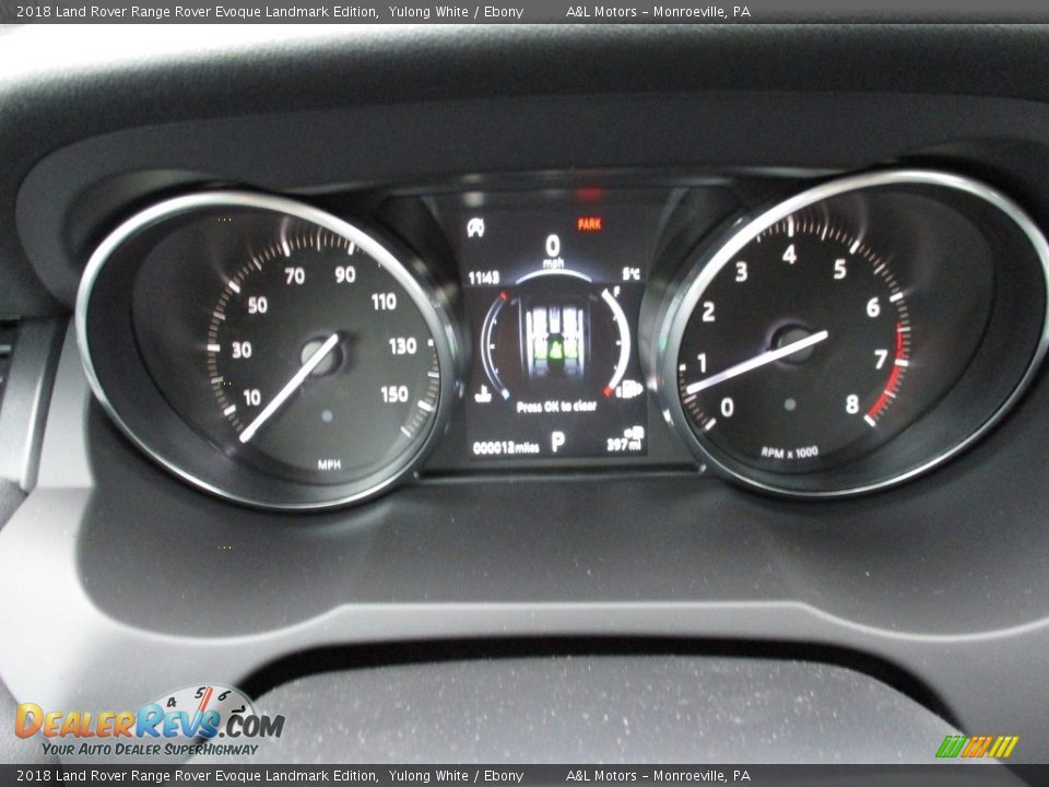 2018 Land Rover Range Rover Evoque Landmark Edition Yulong White / Ebony Photo #20