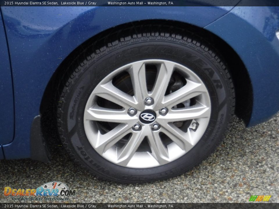 2015 Hyundai Elantra SE Sedan Lakeside Blue / Gray Photo #3