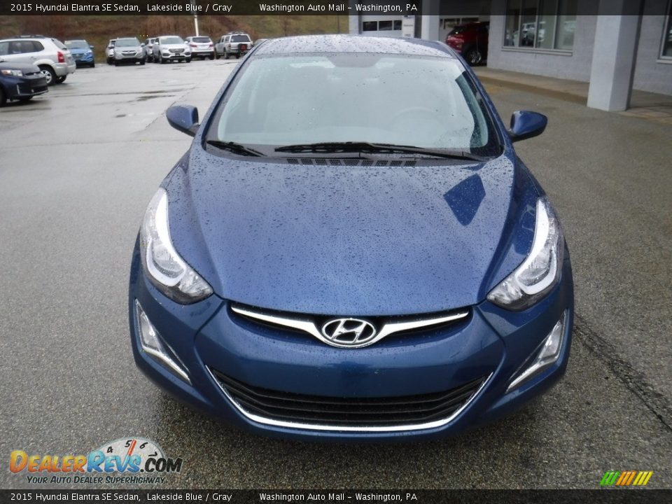2015 Hyundai Elantra SE Sedan Lakeside Blue / Gray Photo #4