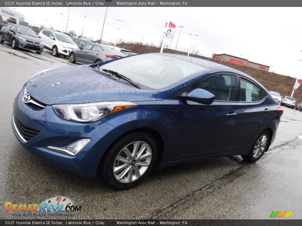 2015 Hyundai Elantra SE Sedan Lakeside Blue / Gray Photo #5