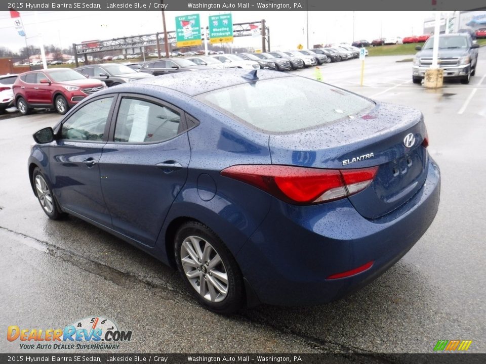 2015 Hyundai Elantra SE Sedan Lakeside Blue / Gray Photo #7