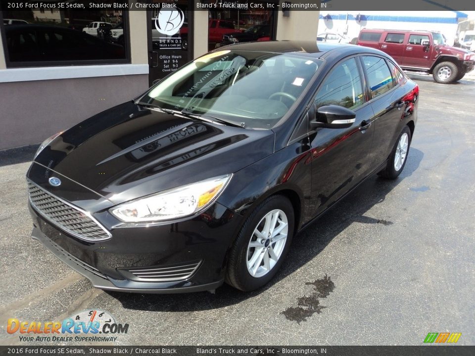 2016 Ford Focus SE Sedan Shadow Black / Charcoal Black Photo #2