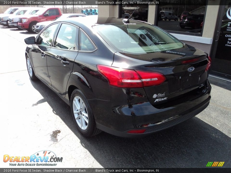 2016 Ford Focus SE Sedan Shadow Black / Charcoal Black Photo #3