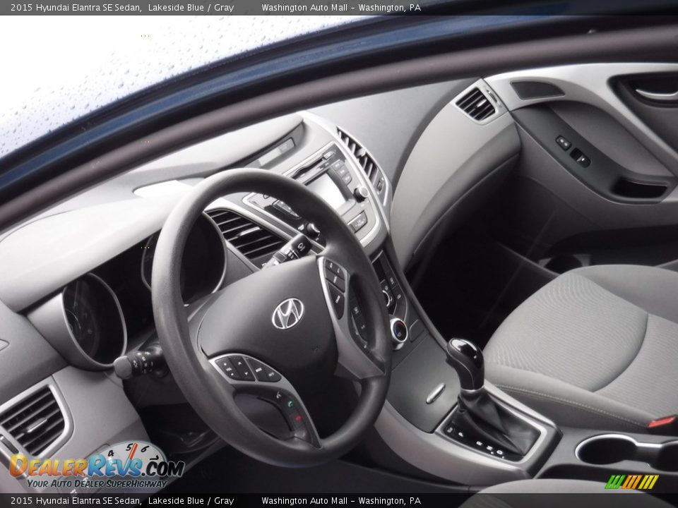 2015 Hyundai Elantra SE Sedan Lakeside Blue / Gray Photo #11