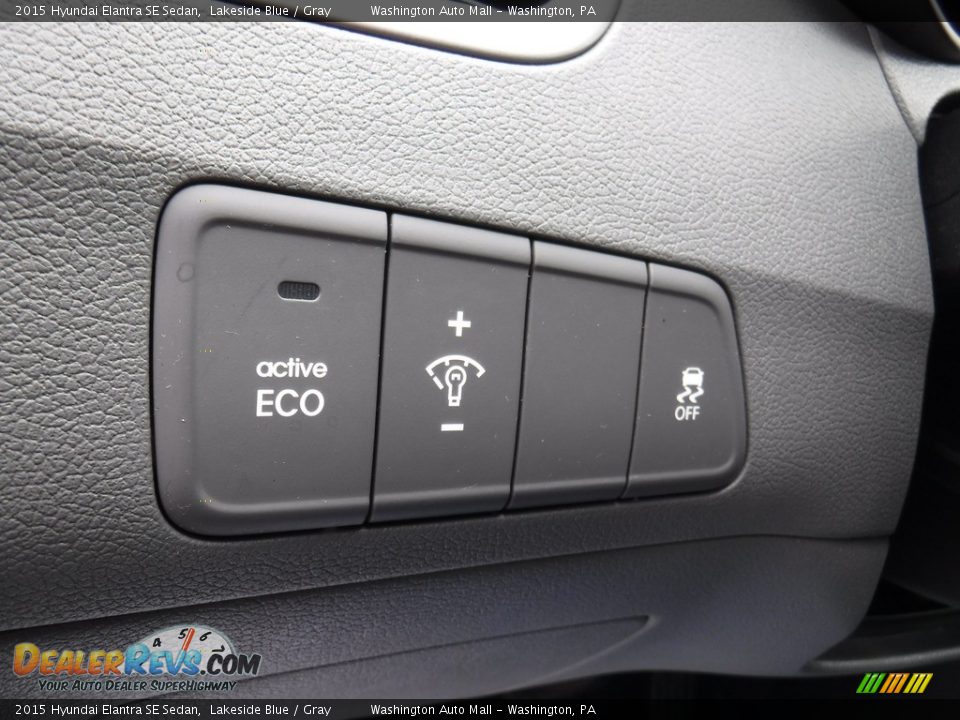 2015 Hyundai Elantra SE Sedan Lakeside Blue / Gray Photo #12