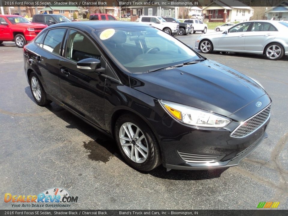 2016 Ford Focus SE Sedan Shadow Black / Charcoal Black Photo #5