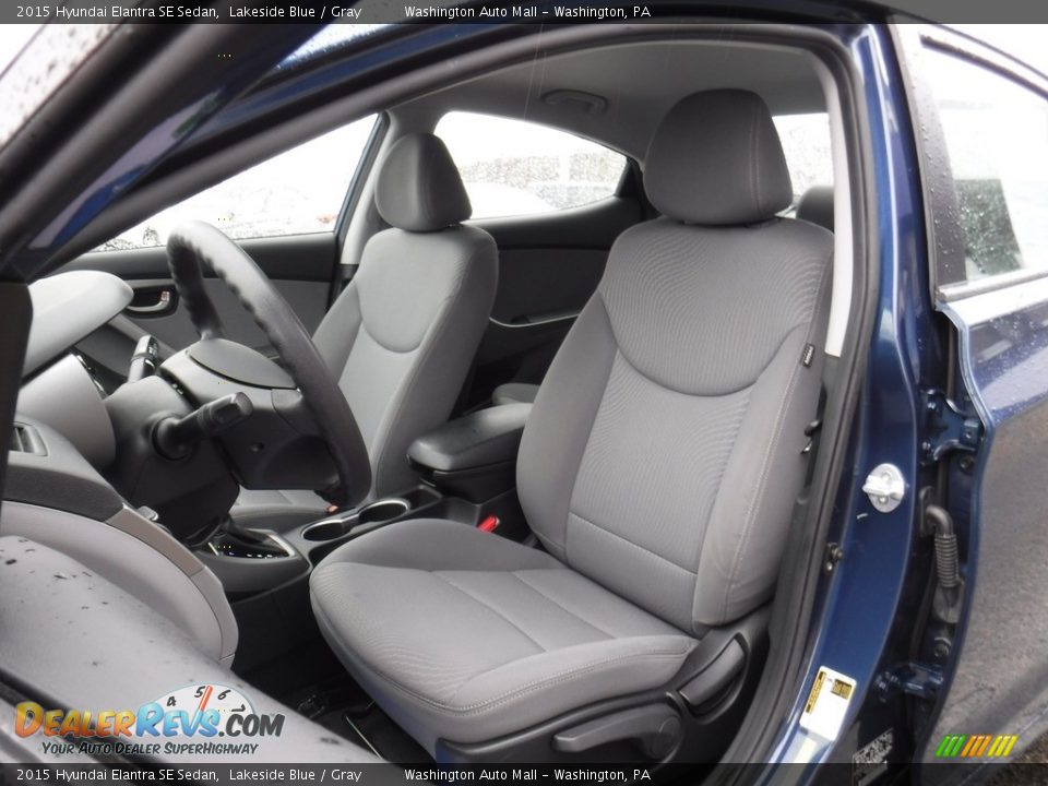 2015 Hyundai Elantra SE Sedan Lakeside Blue / Gray Photo #13