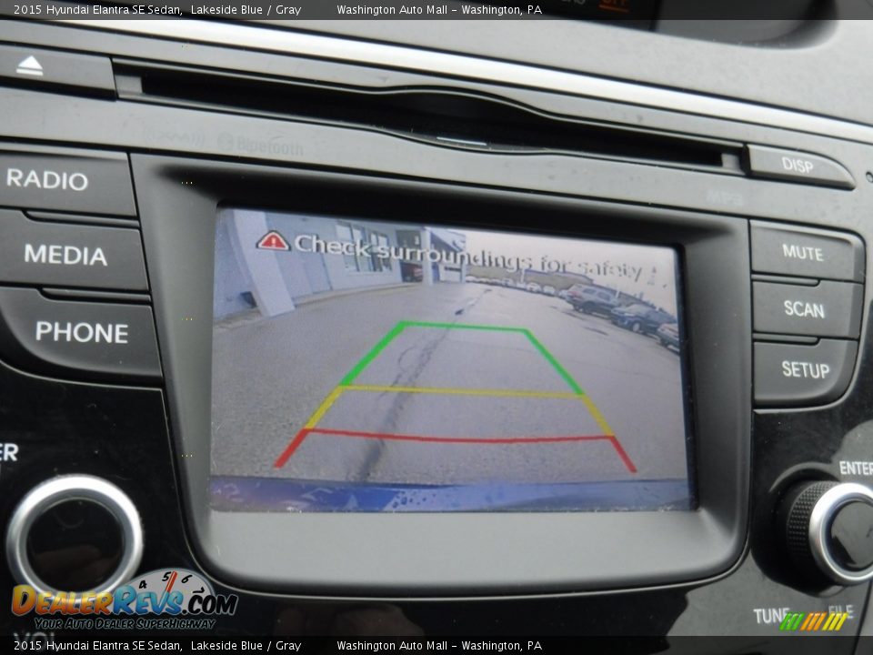 2015 Hyundai Elantra SE Sedan Lakeside Blue / Gray Photo #16
