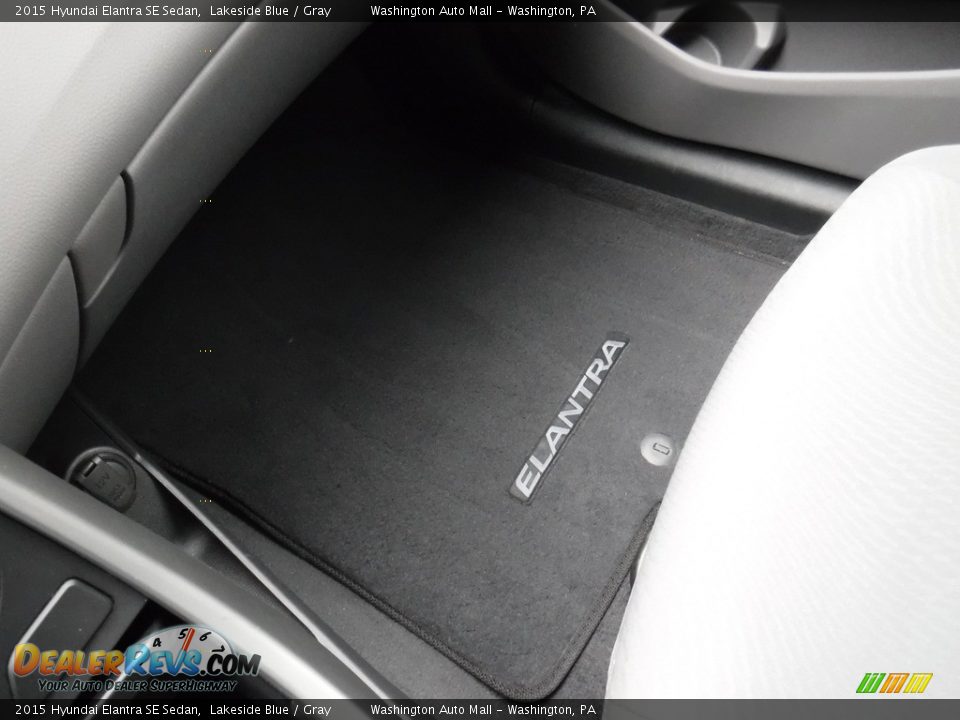 2015 Hyundai Elantra SE Sedan Lakeside Blue / Gray Photo #19
