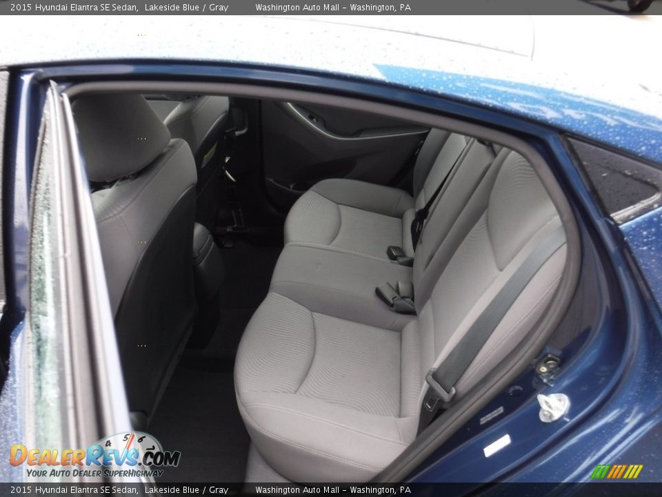 2015 Hyundai Elantra SE Sedan Lakeside Blue / Gray Photo #21