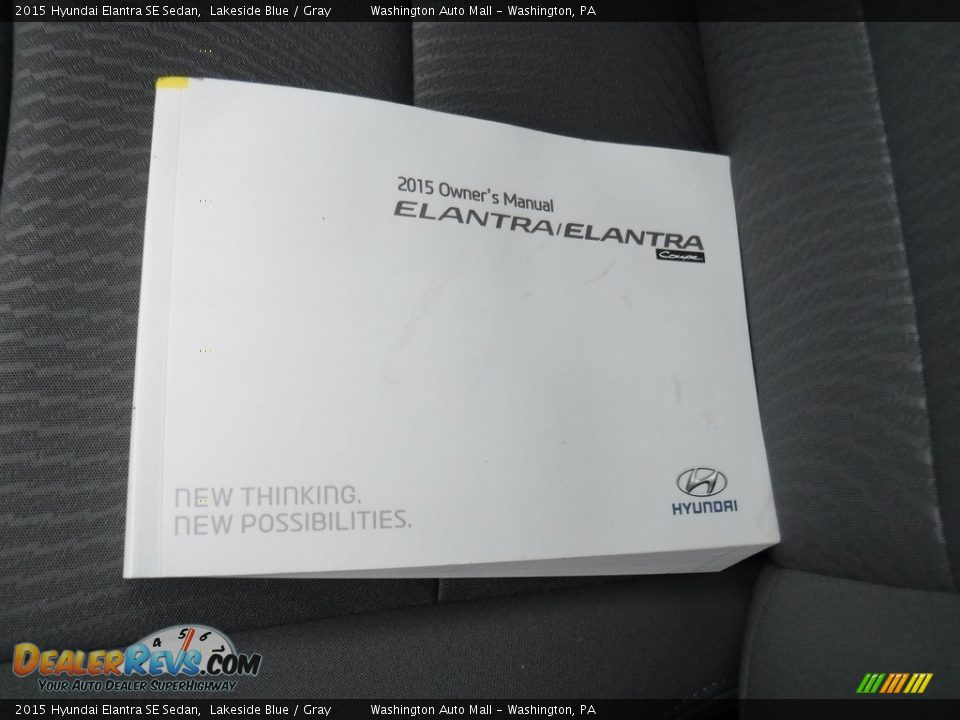 2015 Hyundai Elantra SE Sedan Lakeside Blue / Gray Photo #22