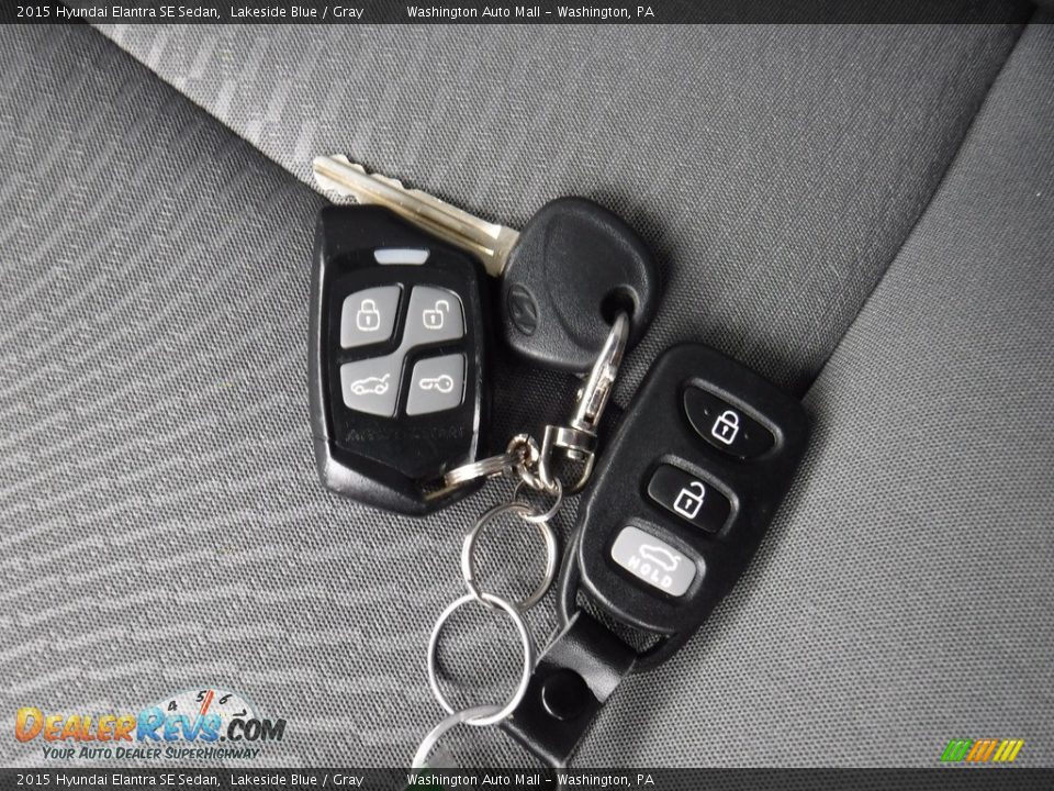 2015 Hyundai Elantra SE Sedan Lakeside Blue / Gray Photo #23