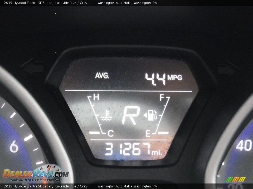 2015 Hyundai Elantra SE Sedan Lakeside Blue / Gray Photo #25