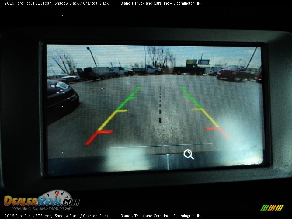 2016 Ford Focus SE Sedan Shadow Black / Charcoal Black Photo #19