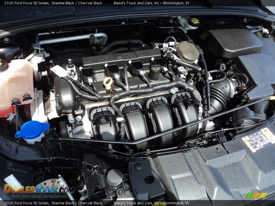 2016 Ford Focus SE Sedan Shadow Black / Charcoal Black Photo #30