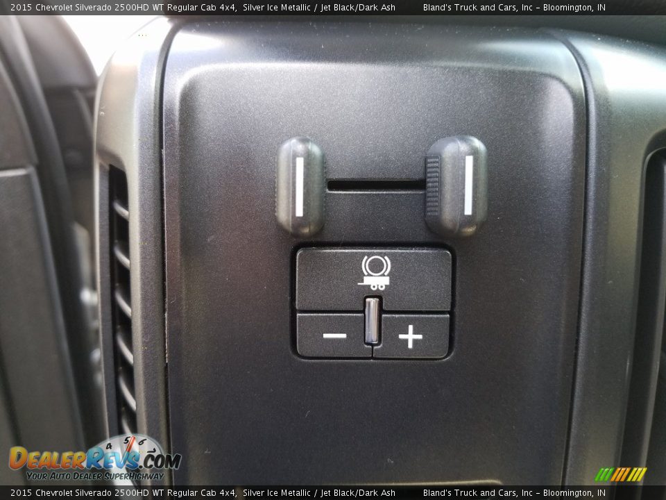 2015 Chevrolet Silverado 2500HD WT Regular Cab 4x4 Silver Ice Metallic / Jet Black/Dark Ash Photo #21