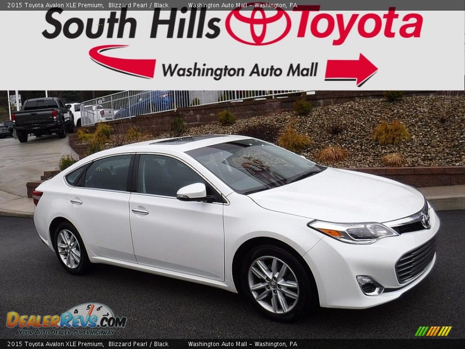2015 Toyota Avalon XLE Premium Blizzard Pearl / Black Photo #1