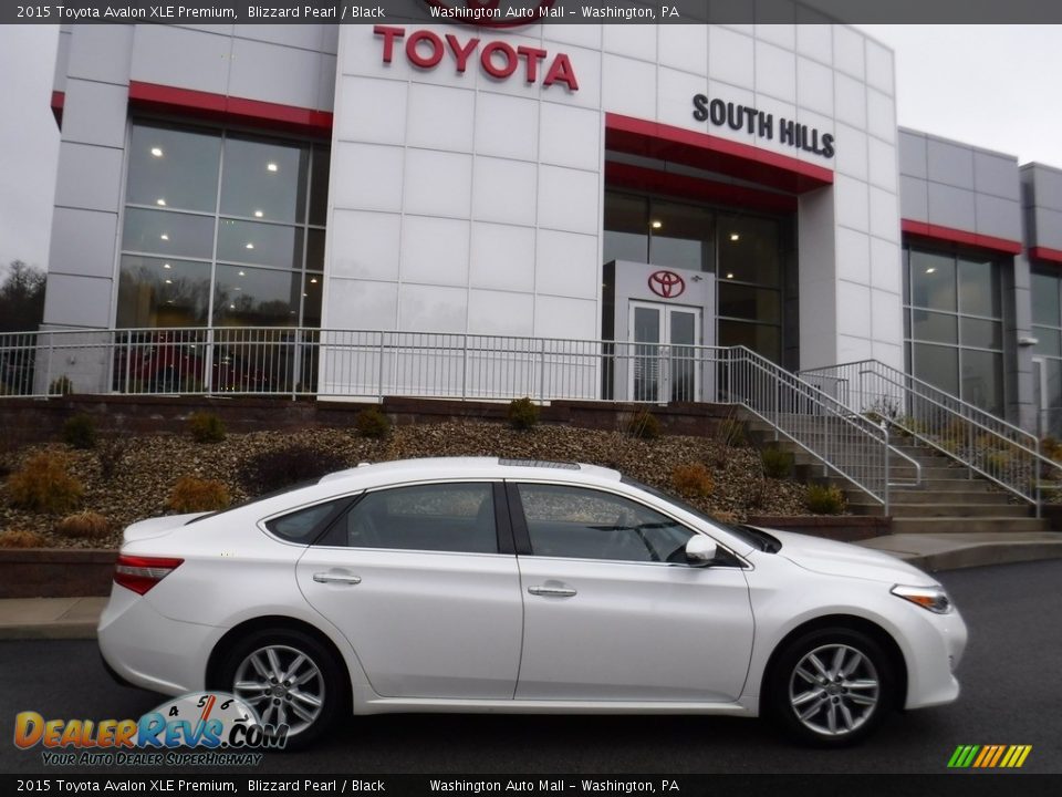 2015 Toyota Avalon XLE Premium Blizzard Pearl / Black Photo #2