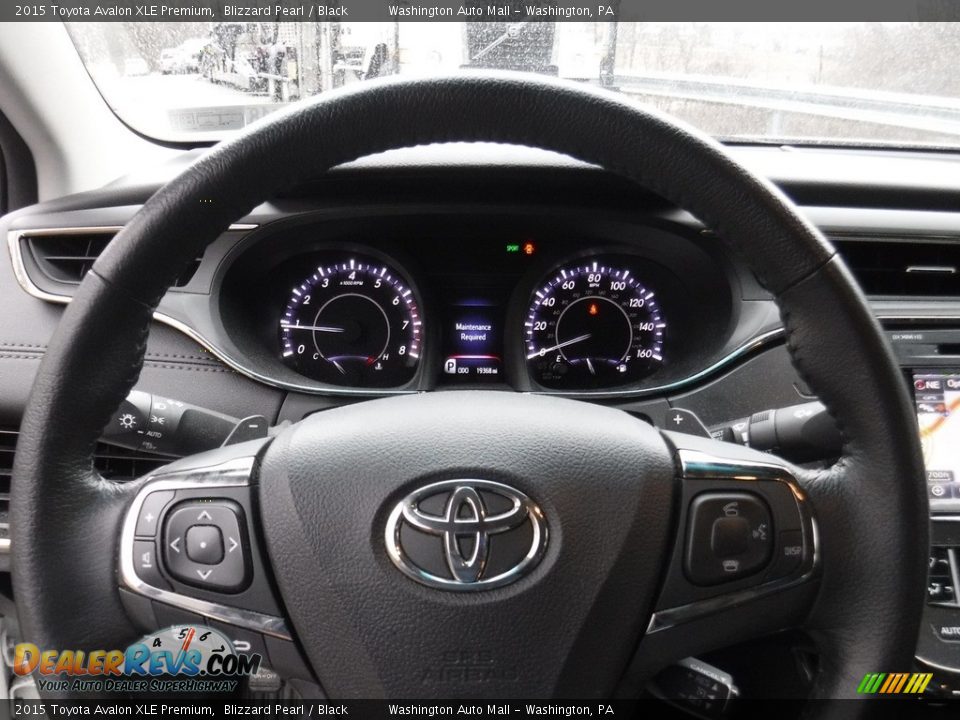 2015 Toyota Avalon XLE Premium Blizzard Pearl / Black Photo #19
