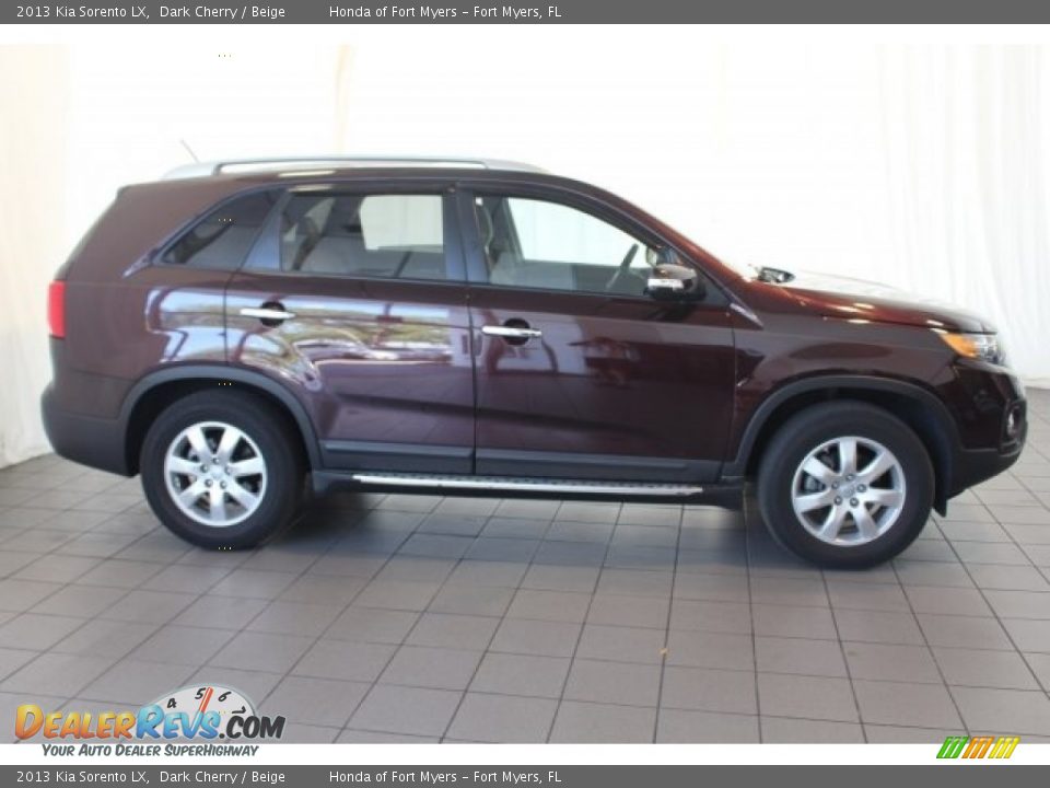 2013 Kia Sorento LX Dark Cherry / Beige Photo #3