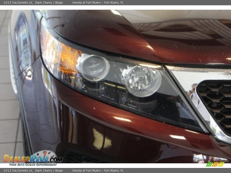 2013 Kia Sorento LX Dark Cherry / Beige Photo #6