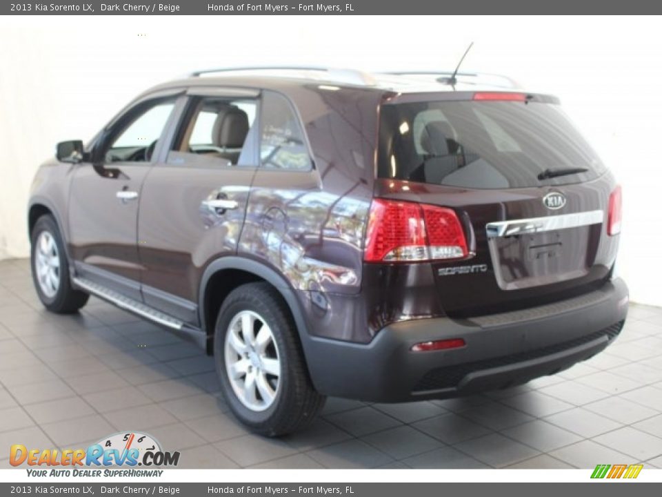 2013 Kia Sorento LX Dark Cherry / Beige Photo #7