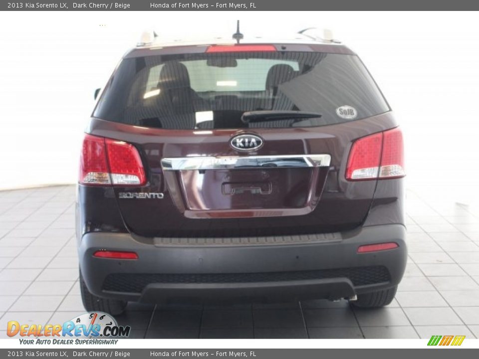 2013 Kia Sorento LX Dark Cherry / Beige Photo #8