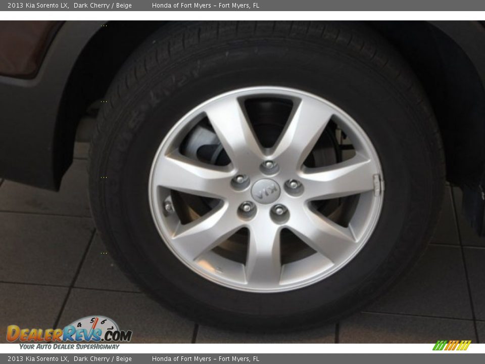 2013 Kia Sorento LX Dark Cherry / Beige Photo #11
