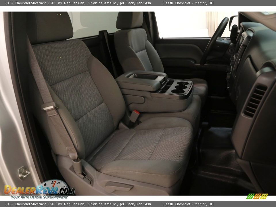2014 Chevrolet Silverado 1500 WT Regular Cab Silver Ice Metallic / Jet Black/Dark Ash Photo #12