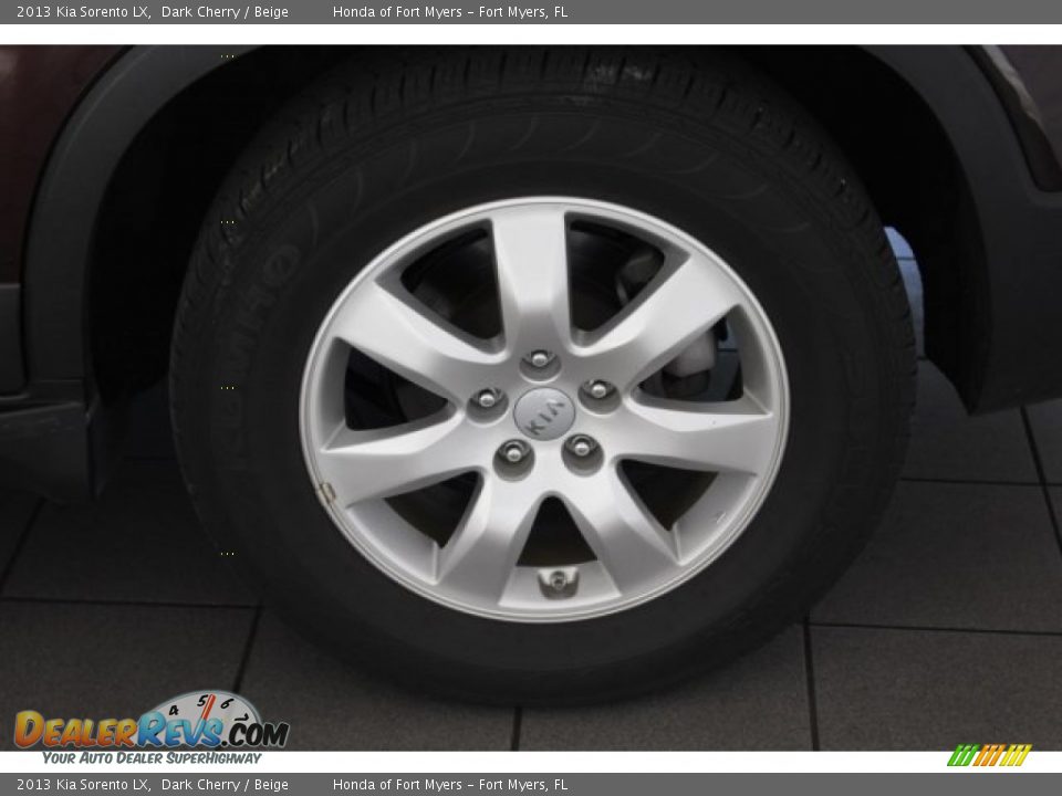 2013 Kia Sorento LX Dark Cherry / Beige Photo #13