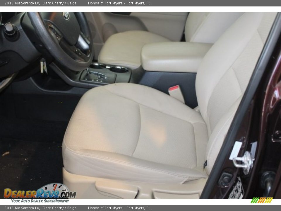 2013 Kia Sorento LX Dark Cherry / Beige Photo #16