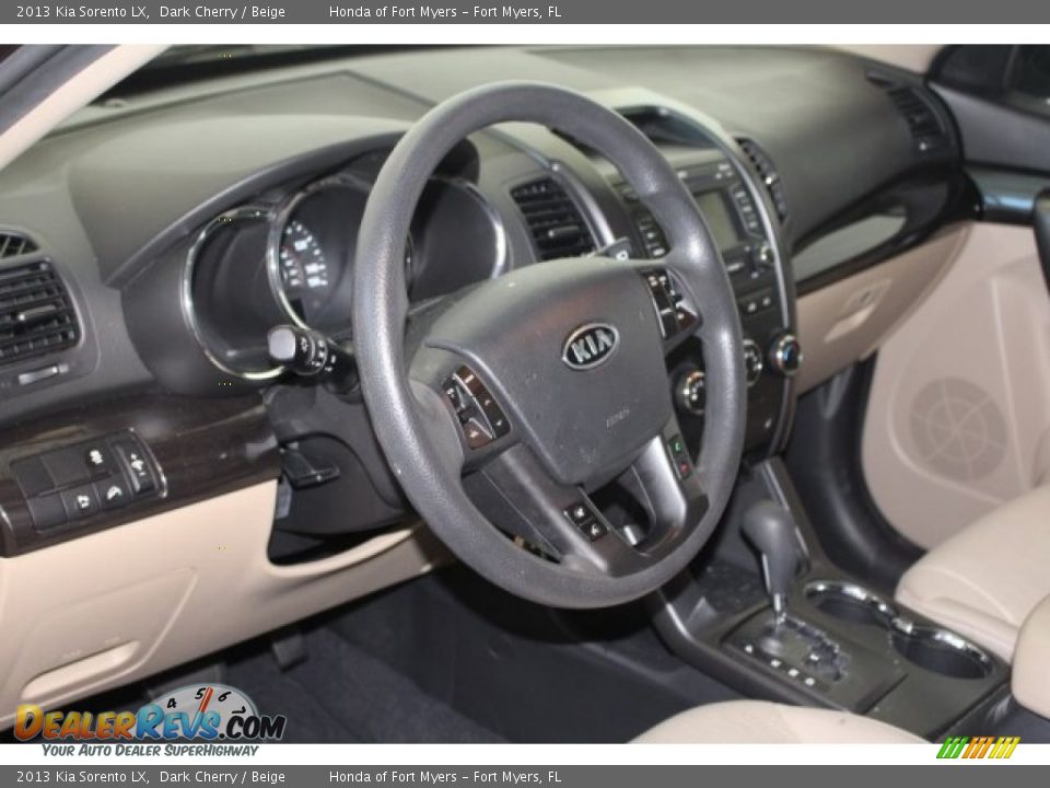 2013 Kia Sorento LX Dark Cherry / Beige Photo #17