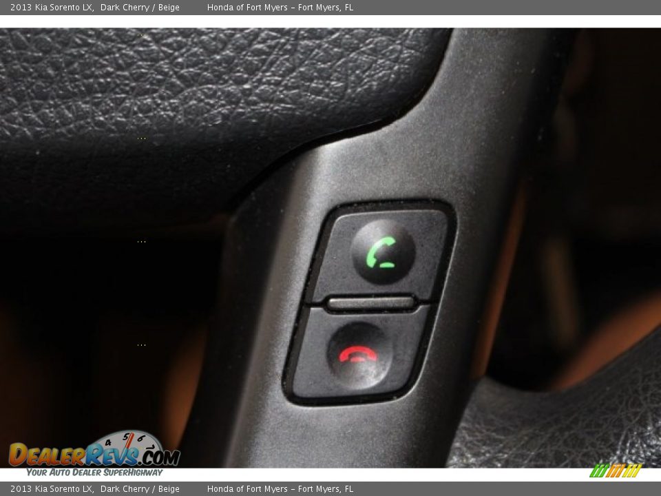 2013 Kia Sorento LX Dark Cherry / Beige Photo #22