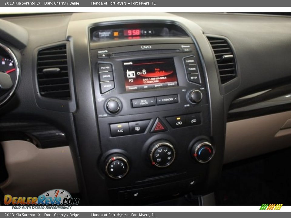 2013 Kia Sorento LX Dark Cherry / Beige Photo #24