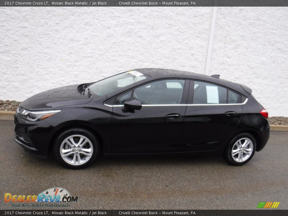 2017 Chevrolet Cruze LT Mosaic Black Metallic / Jet Black Photo #2