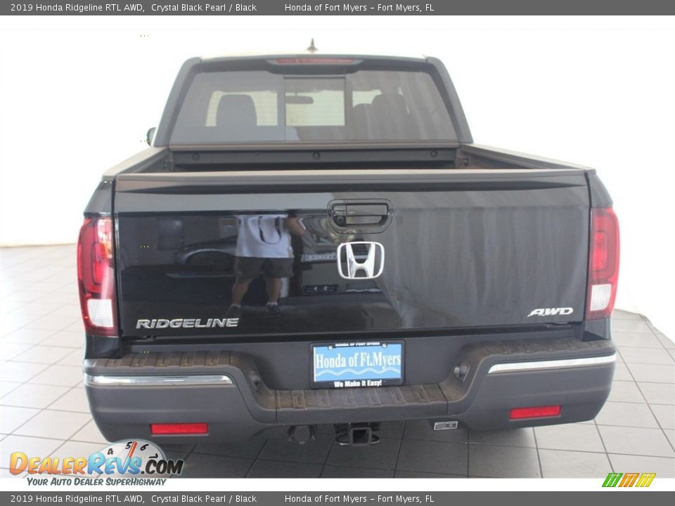 2019 Honda Ridgeline RTL AWD Crystal Black Pearl / Black Photo #8