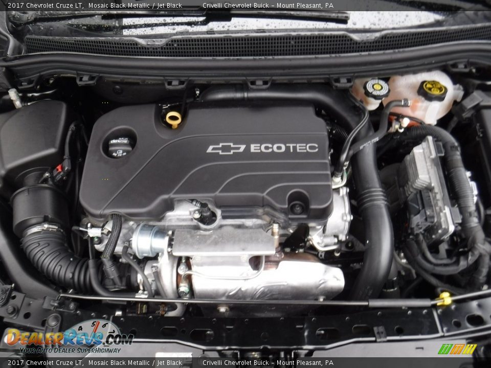 2017 Chevrolet Cruze LT Mosaic Black Metallic / Jet Black Photo #10