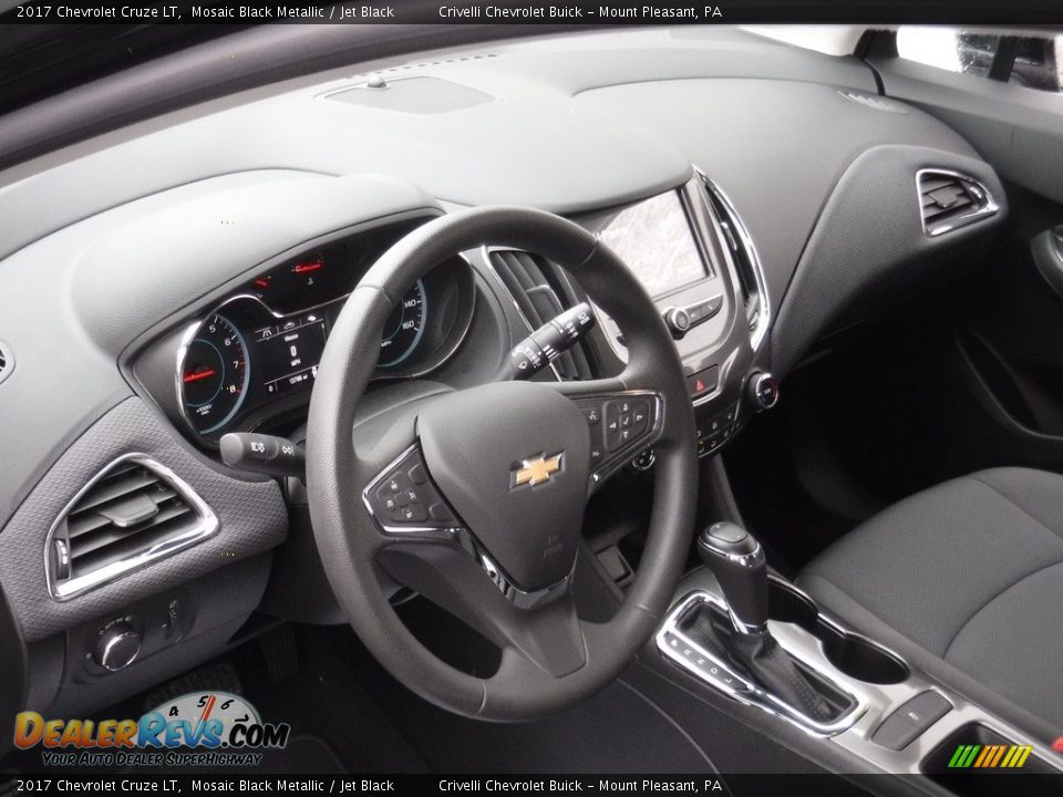 2017 Chevrolet Cruze LT Mosaic Black Metallic / Jet Black Photo #11
