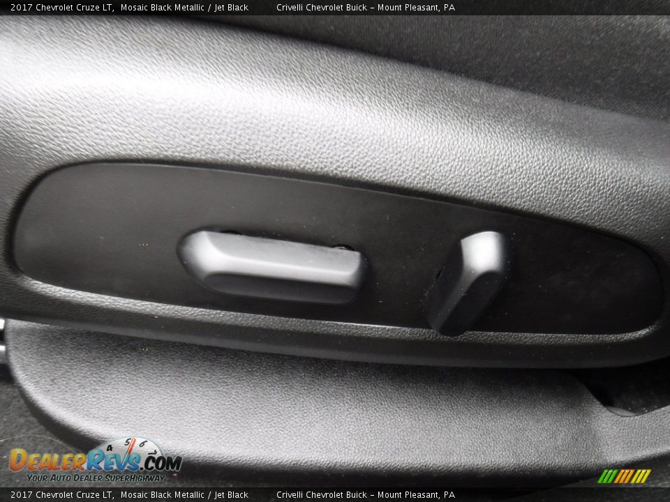 2017 Chevrolet Cruze LT Mosaic Black Metallic / Jet Black Photo #14