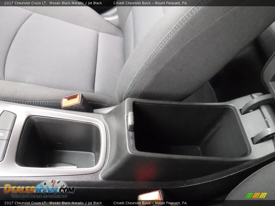 2017 Chevrolet Cruze LT Mosaic Black Metallic / Jet Black Photo #17
