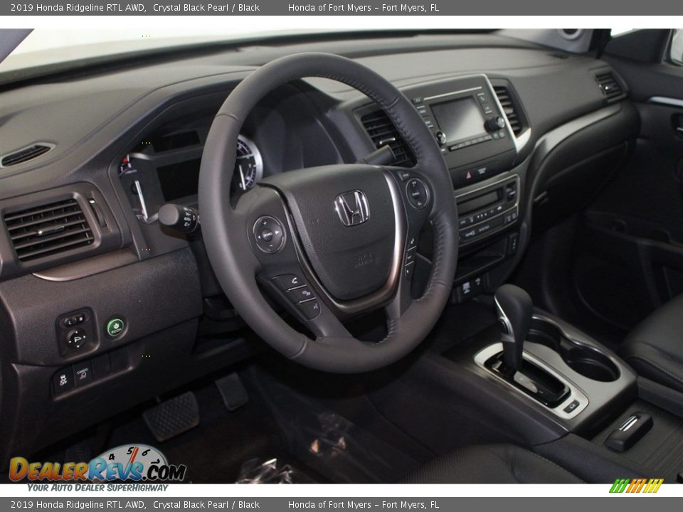 2019 Honda Ridgeline RTL AWD Steering Wheel Photo #22