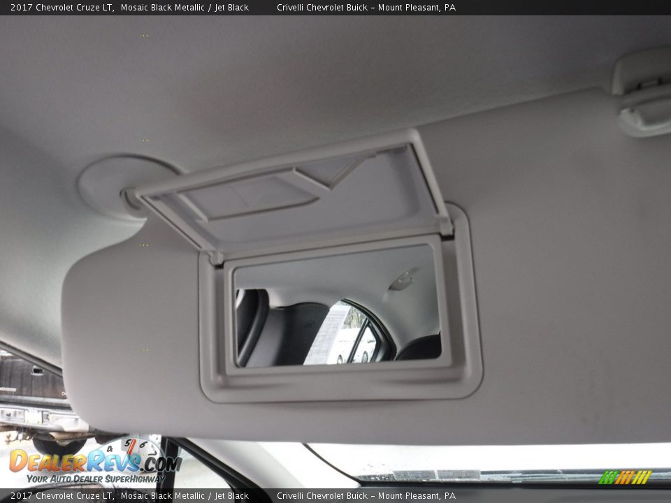 2017 Chevrolet Cruze LT Mosaic Black Metallic / Jet Black Photo #27