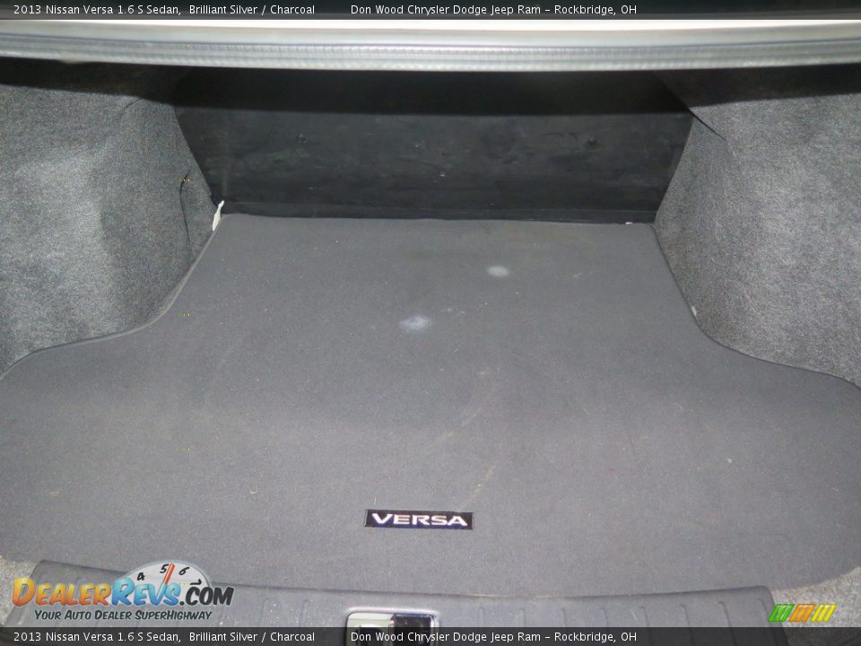 2013 Nissan Versa 1.6 S Sedan Brilliant Silver / Charcoal Photo #27