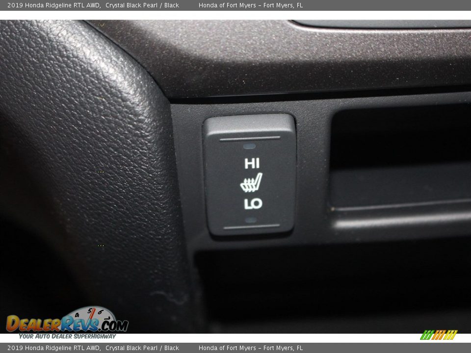 2019 Honda Ridgeline RTL AWD Crystal Black Pearl / Black Photo #33