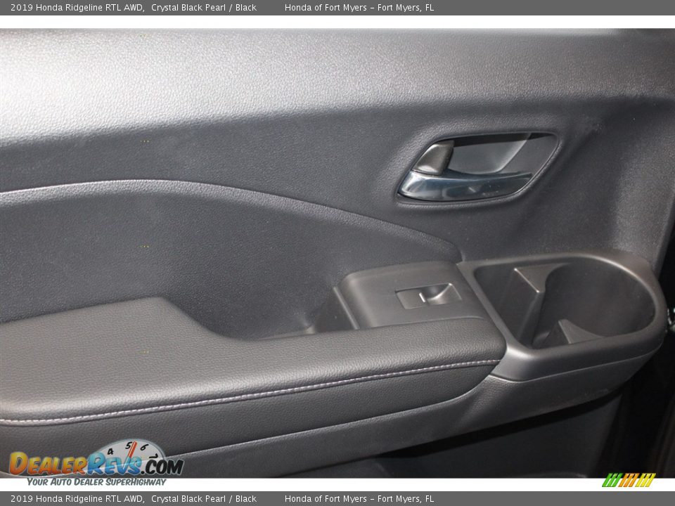 2019 Honda Ridgeline RTL AWD Crystal Black Pearl / Black Photo #34