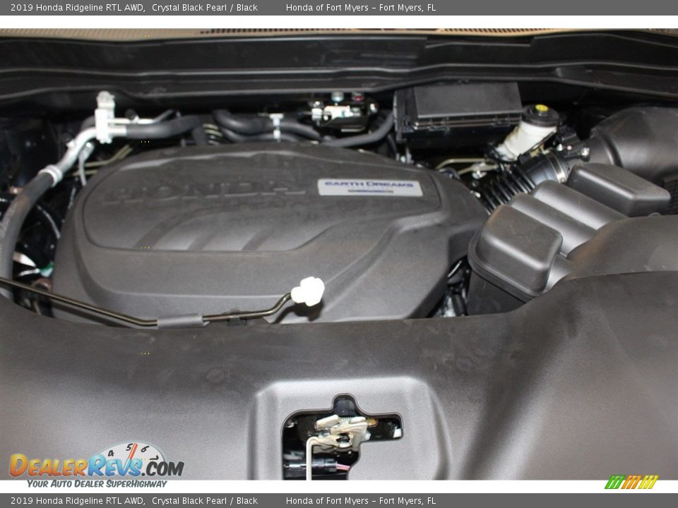 2019 Honda Ridgeline RTL AWD Crystal Black Pearl / Black Photo #36