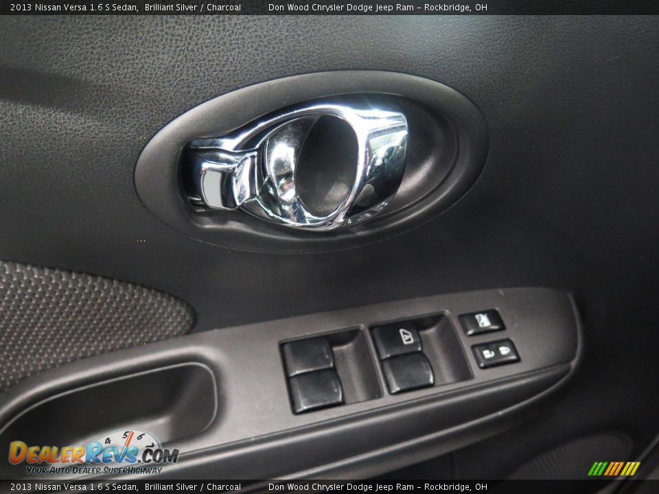 2013 Nissan Versa 1.6 S Sedan Brilliant Silver / Charcoal Photo #34