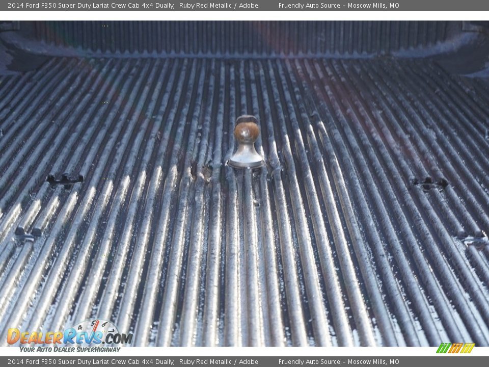 2014 Ford F350 Super Duty Lariat Crew Cab 4x4 Dually Ruby Red Metallic / Adobe Photo #21