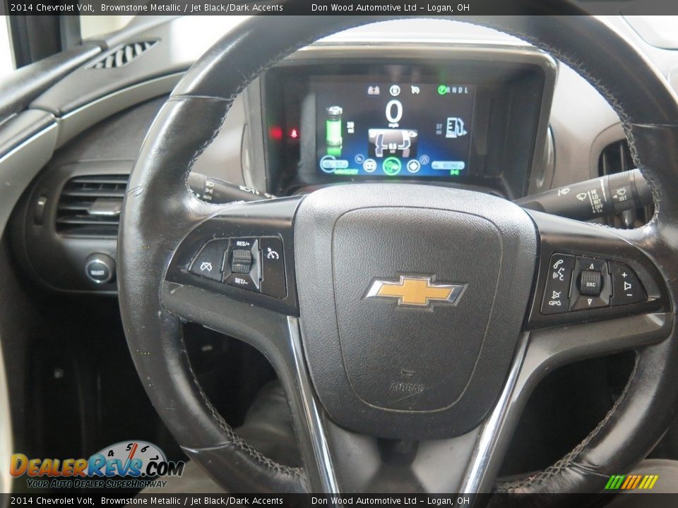 2014 Chevrolet Volt Brownstone Metallic / Jet Black/Dark Accents Photo #15